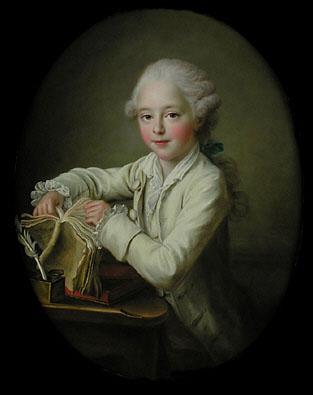 Francois-Hubert Drouais Portrait of marquis de Briges, aged 7 Germany oil painting art